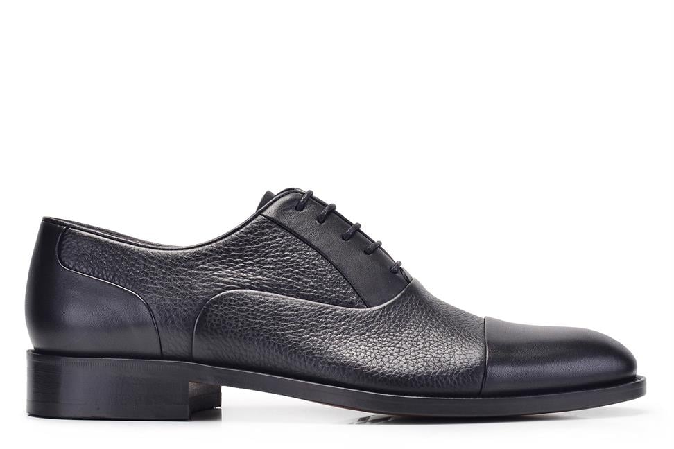 Siyah Klasik Erkek Oxford Ayakkabı