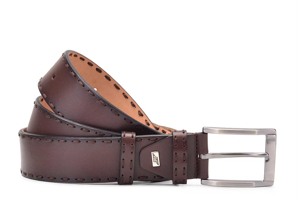 Kahverengi Saraçlı Kemer