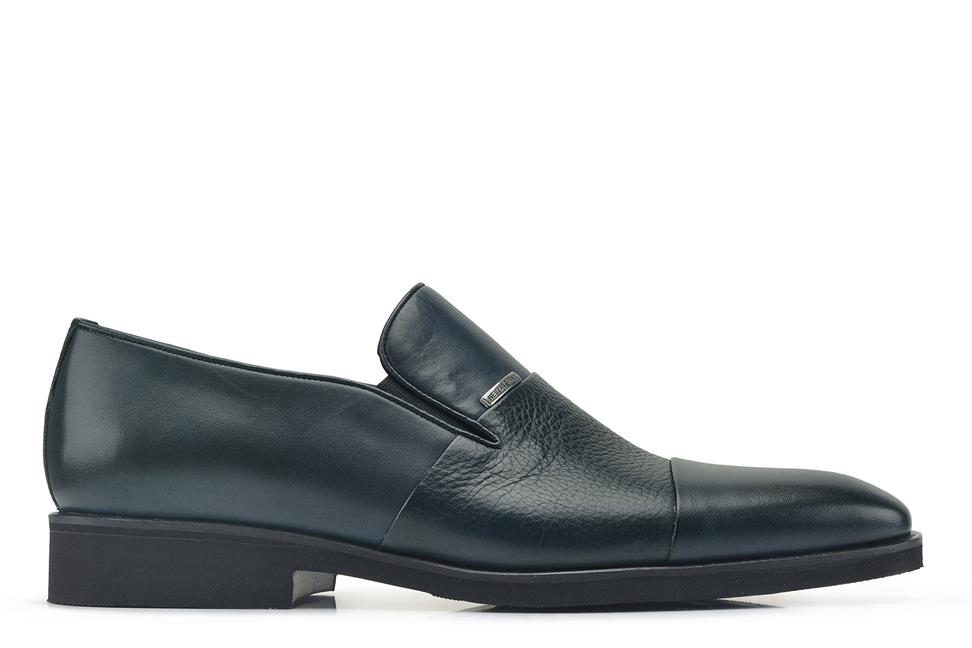 Lacivert Bağcıksız Erkek Günlük Ayakkabı