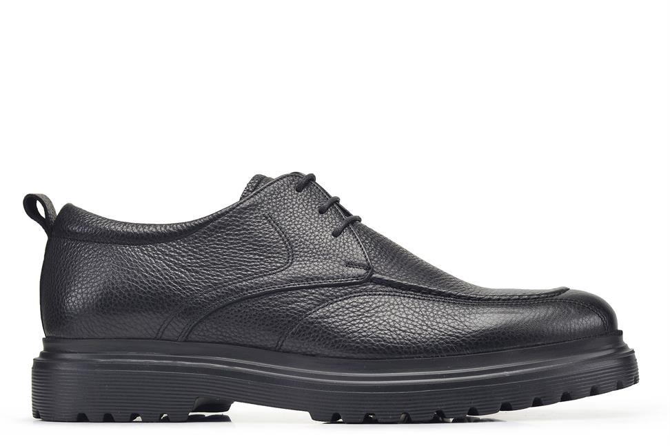 Siyah Bağcıklı Erkek Günlük Ayakkabı