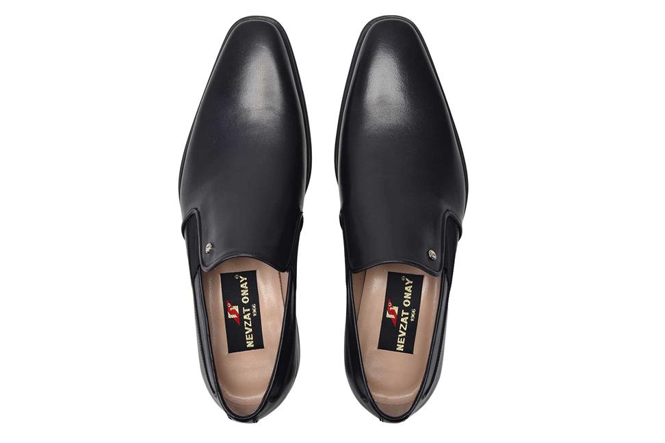 Siyah Termo Loafer Erkek Ayakkabı -44821-