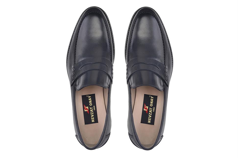 Siyah Bağcıksız Erkek Günlük Ayakkabı
