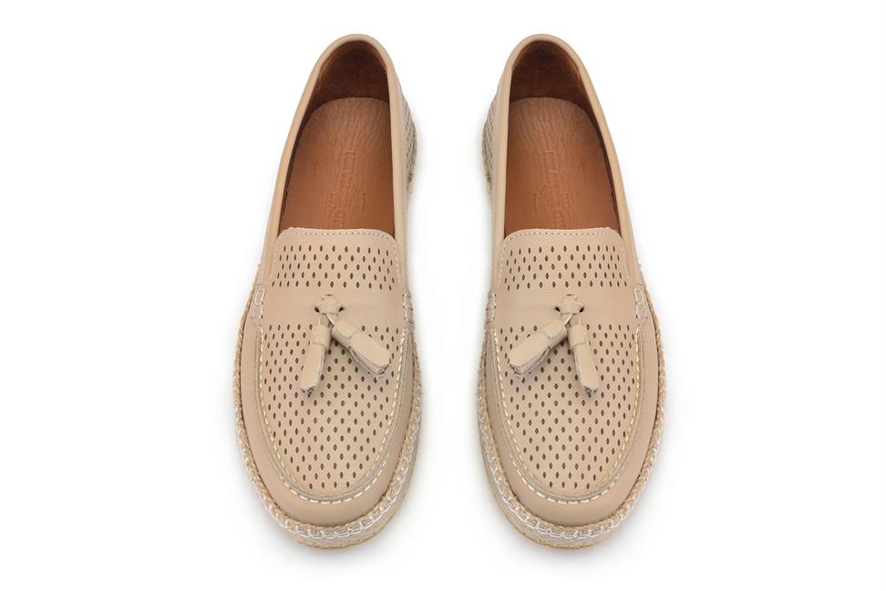 Bej Bağcıksız Erkek Yazlık Ayakkabı