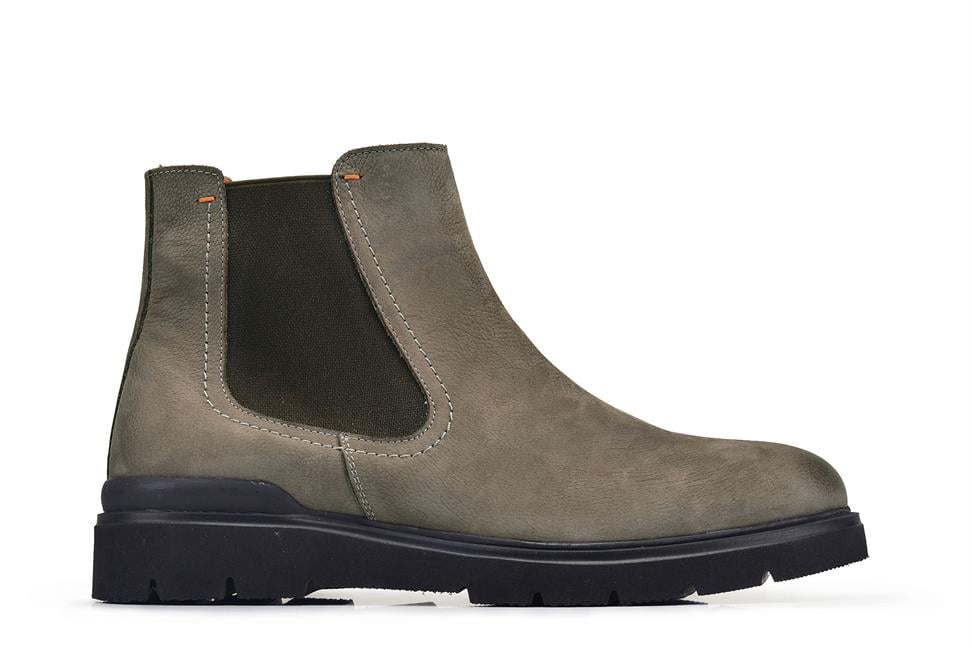 Taupe Fermuarlı Bağcıksız Bot