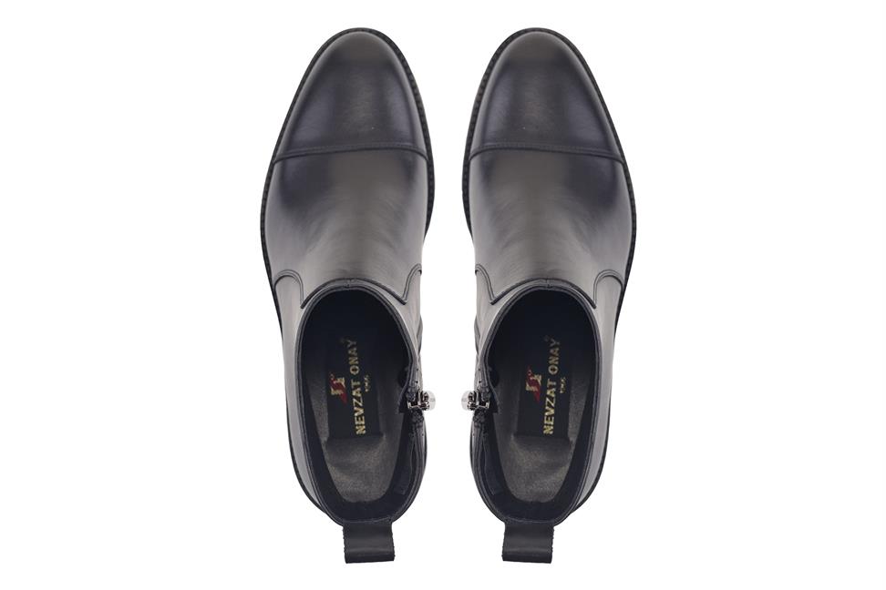 Siyah Fermuarlı Termo Erkek Bot