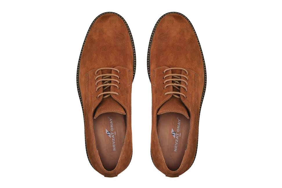 Taba Bağcıklı Günlük Erkek Süet Ayakkabı