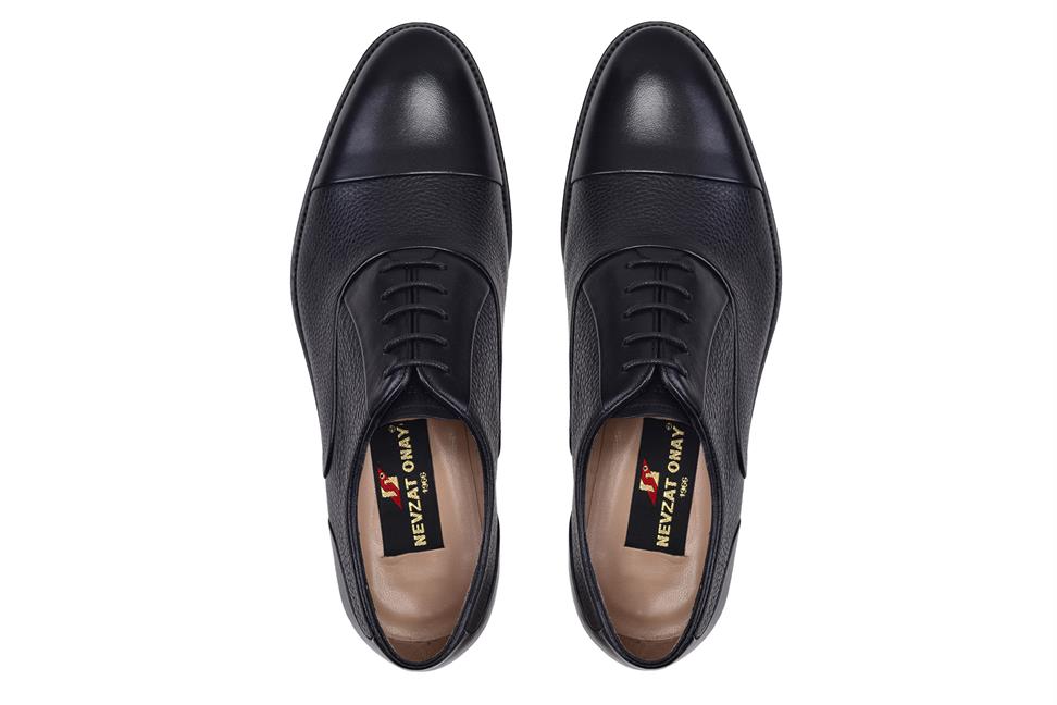 Siyah Klasik Erkek Oxford Ayakkabı
