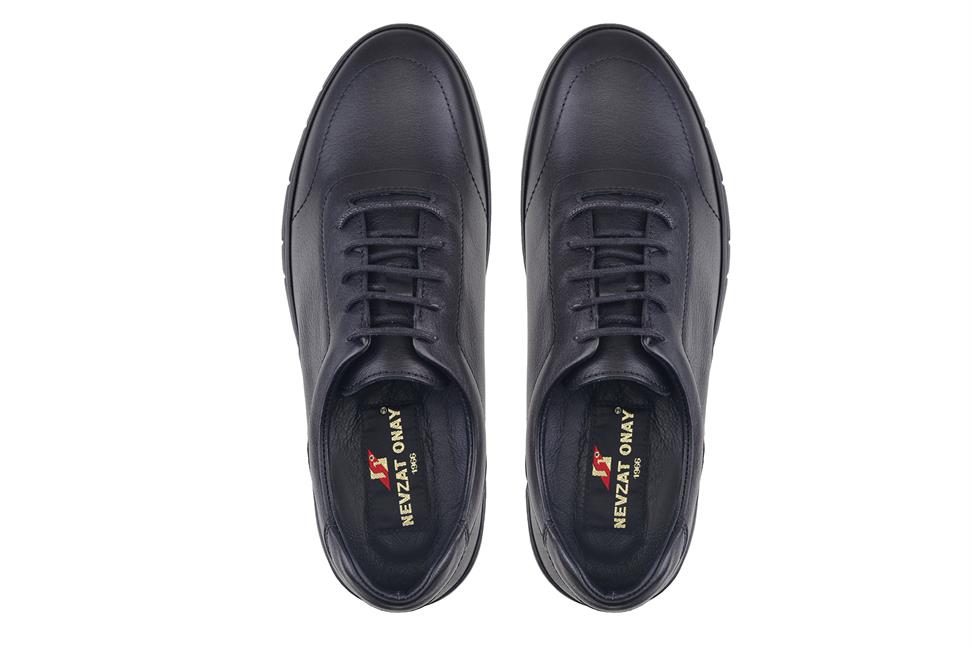 Siyah Bağcıklı Erkek Günlük Ayakkabı