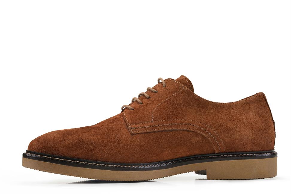 Taba Bağcıklı Günlük Erkek Süet Ayakkabı