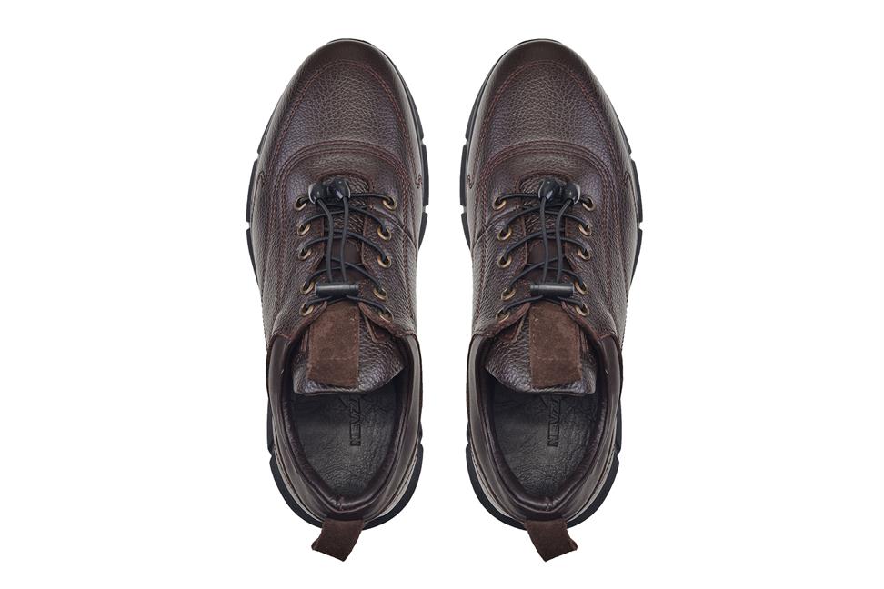 Kahverengi Bağcıklı Erkek Sneaker -42102-