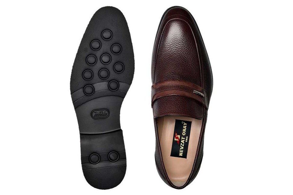 Kahverengi Hakiki Deri Günlük Erkek Loafer Ayakkabı