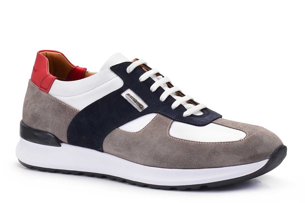 Hakiki Deri Vizon Erkek Sneaker Ayakkabı