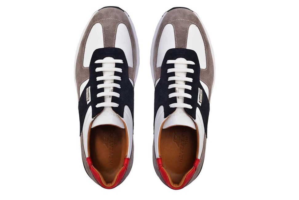 Hakiki Deri Vizon Erkek Sneaker Ayakkabı