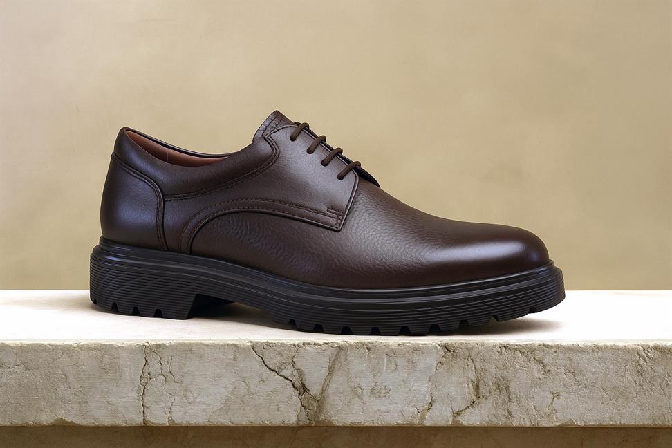 Kahverengi Bağcıklı Erkek Günlük Ayakkabı