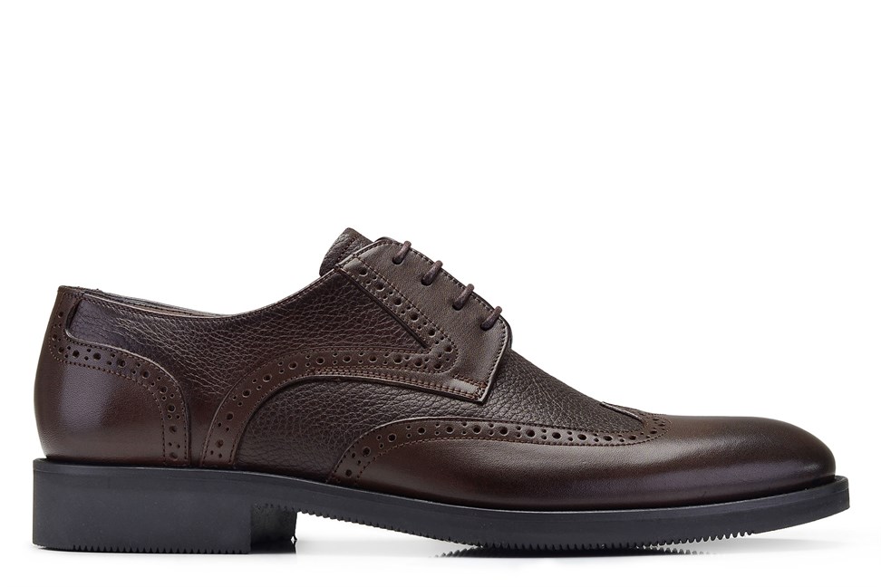 Kahverengi Günlük Bağcıklı Erkek Ayakkabı -11973-