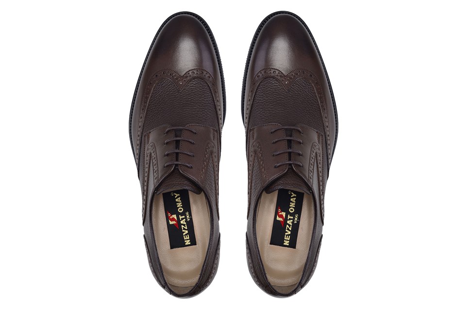 Kahverengi Günlük Bağcıklı Erkek Ayakkabı -11973-