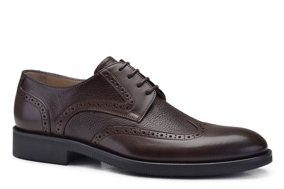 Kahverengi Günlük Bağcıklı Erkek Ayakkabı -11973-