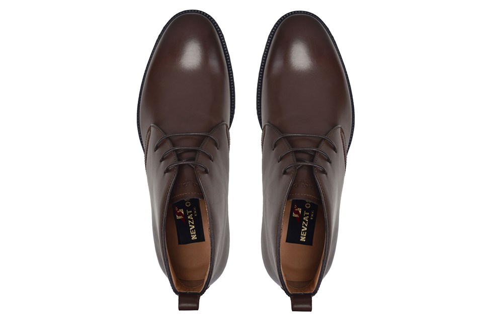 Kahverengi Günlük Bağcıklı Erkek Bot