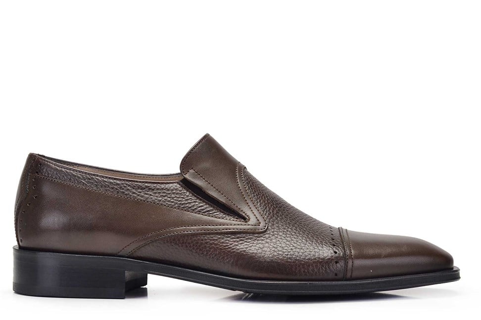 Kahverengi Günlük Neolit Erkek Loafer Ayakkabı