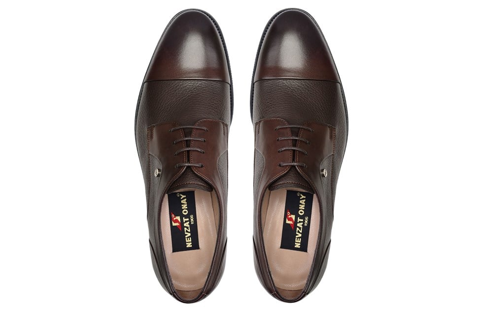 Kahverengi Klasik Bağcıklı Erkek Ayakkabı -11845-