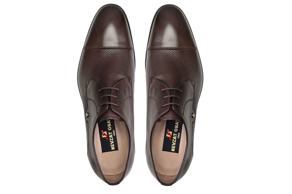 Kahverengi Klasik Bağcıklı Erkek Ayakkabı -11879-