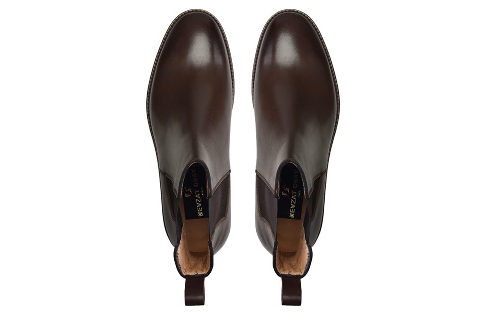 Kahverengi Klasik Chelsea Erkek Bot