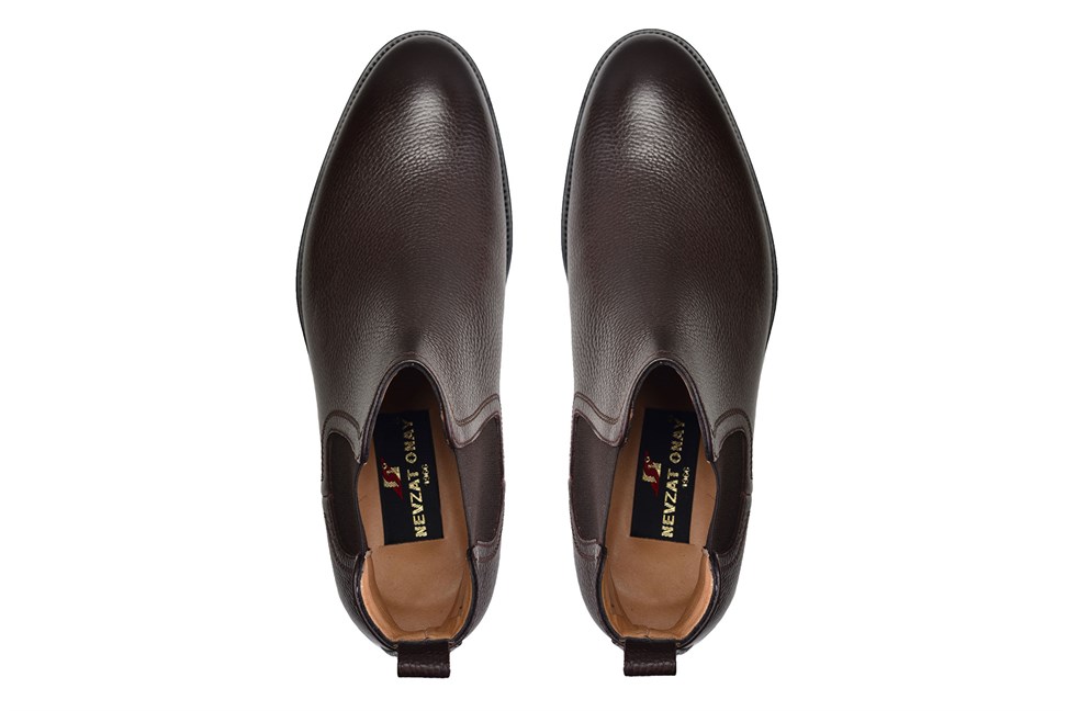 Kahverengi Klasik Chelsea Erkek Bot