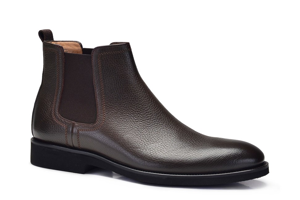 Kahverengi Klasik Chelsea Erkek Bot