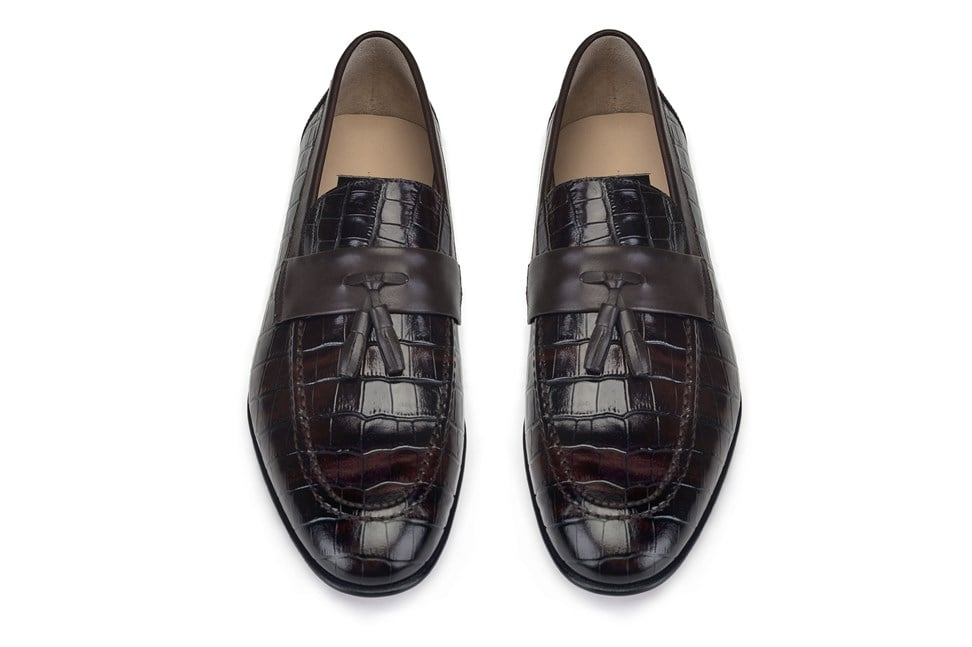 Kahverengi Klasik Loafer Kösele Erkek Ayakkabı -7555-
