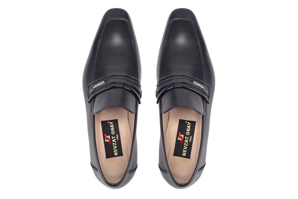 Siyah Günlük Neolit Erkek Loafer Ayakkabı