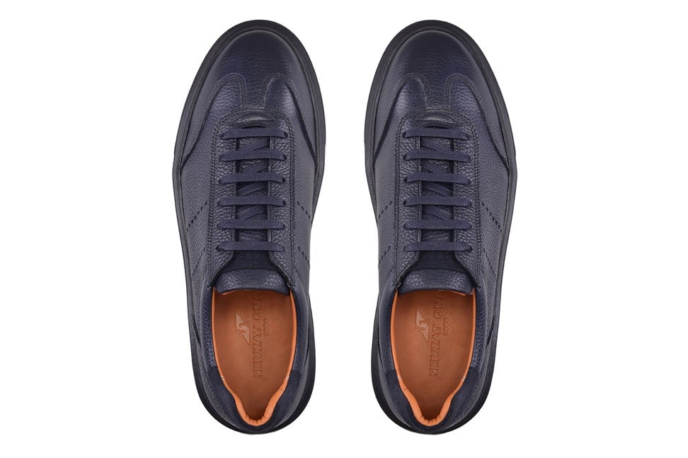 Lacivert Bağcıklı Erkek Sneaker Ayakkabı