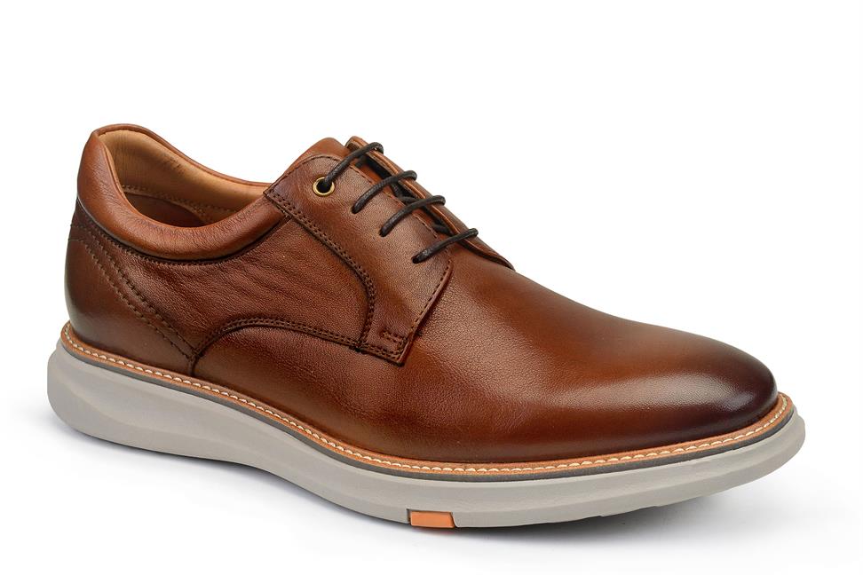 Taba Bağcıklı Günlük Erkek Ayakkabı