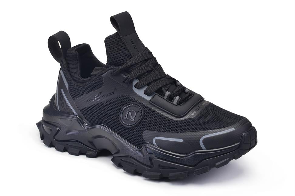 Siyah Bağcıklı Spor Ayakkabı