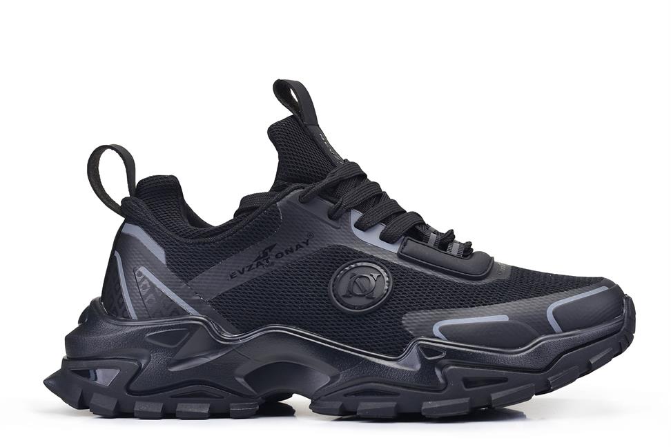 Siyah Bağcıklı Spor Ayakkabı