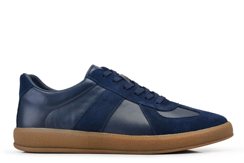 Lacivert Bağcıklı Sneaker