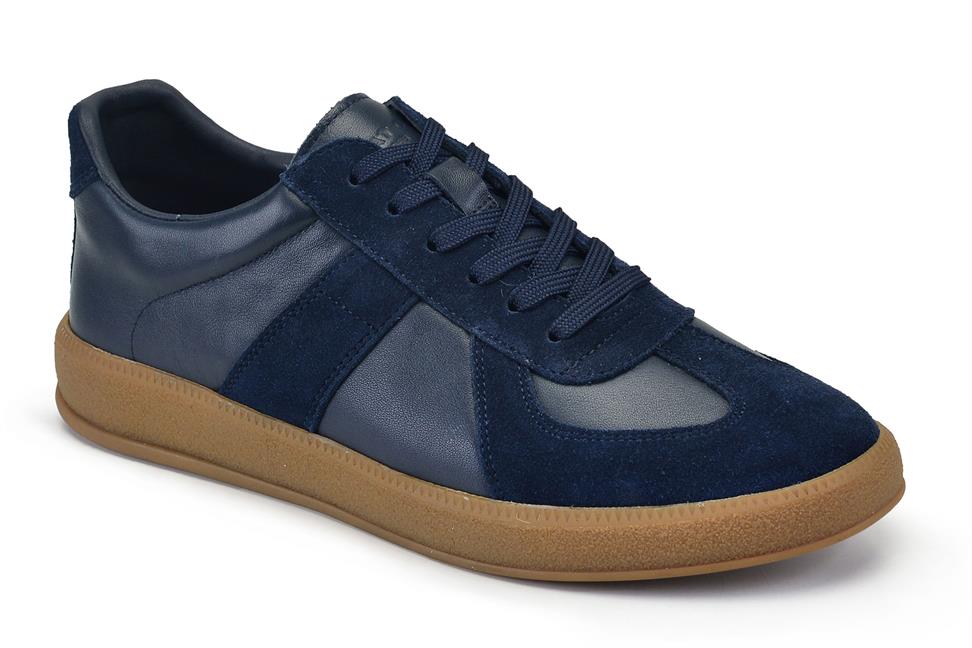 Lacivert Bağcıklı Sneaker