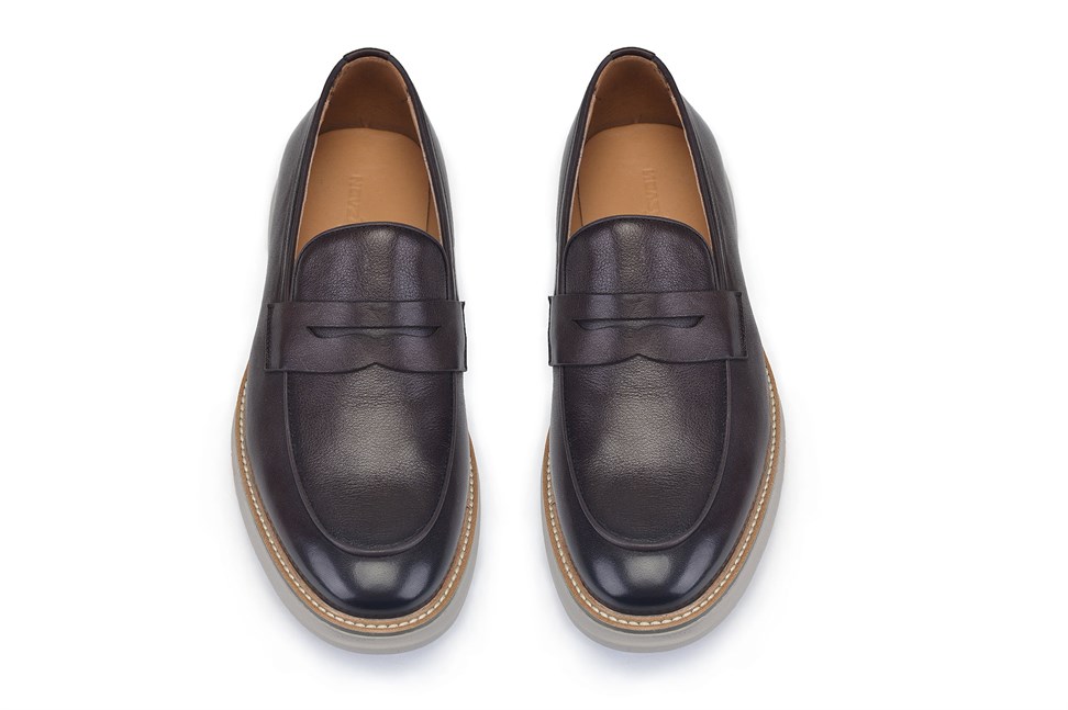 Kahverengi Günlük Penny Loafer Erkek Ayakkabı