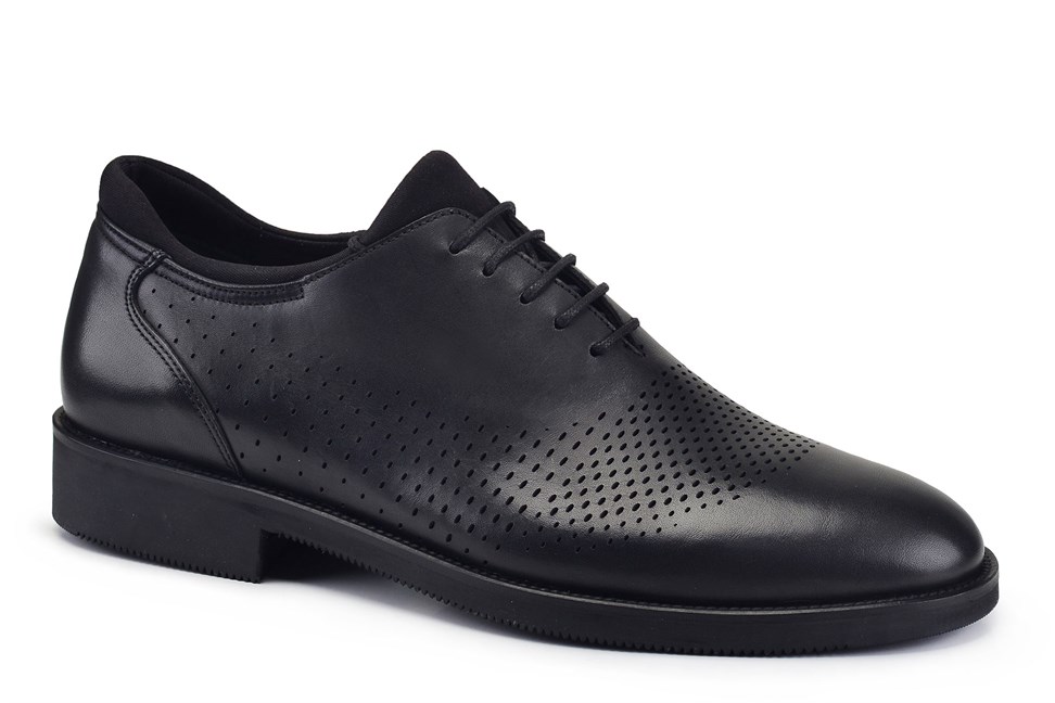 Siyah Bağcıklı Termo Erkek Ayakkabı -74882-