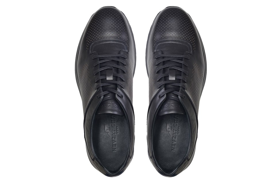 Siyah Baskı Erkek Sneaker Ayakkabı