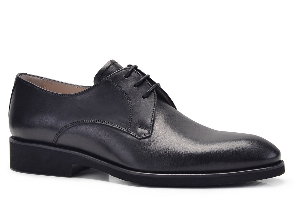 Siyah Bağcıklı Erkek Günlük Ayakkabı