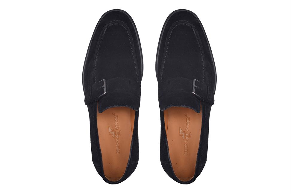 Siyah Bağcıksız Erkek Günlük Ayakkabı