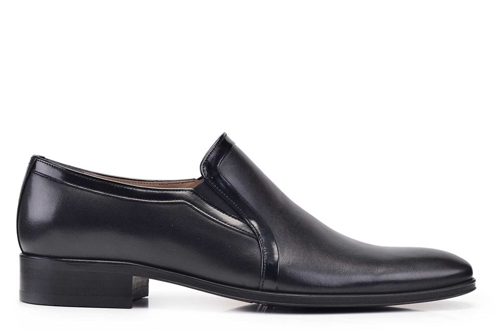 Siyah Günlük Neolit Erkek Loafer Ayakkabı