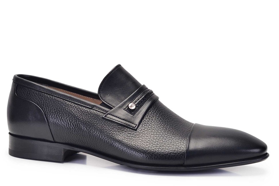 Siyah Günlük Neolit Erkek Loafer Ayakkabı
