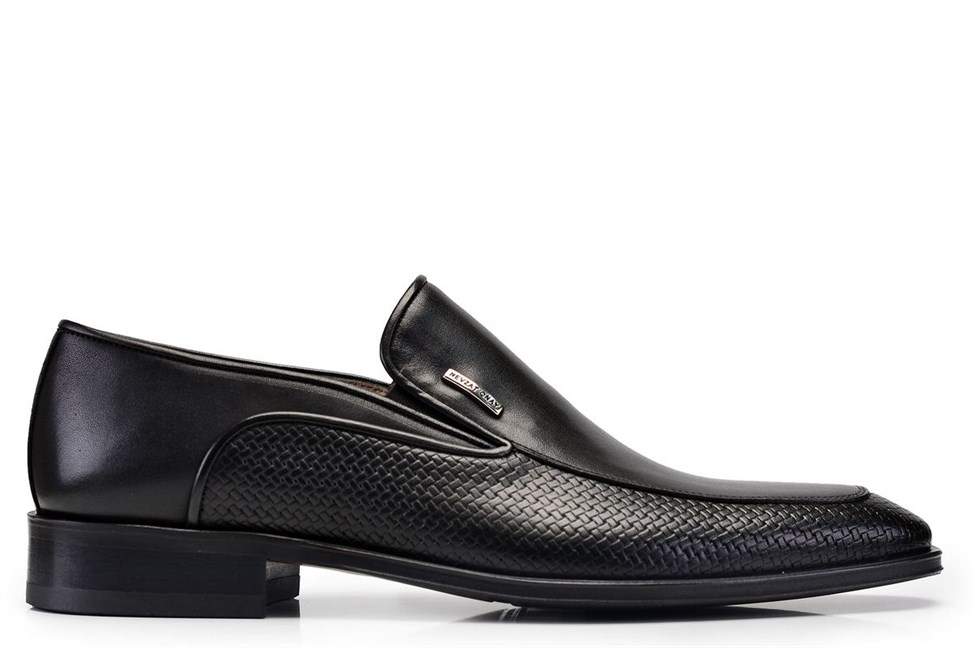 Siyah Günlük Neolit Erkek Loafer Ayakkabı