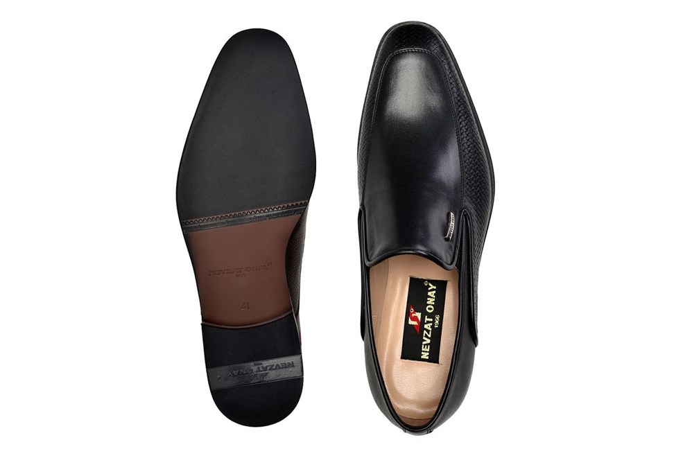 Siyah Günlük Neolit Erkek Loafer Ayakkabı