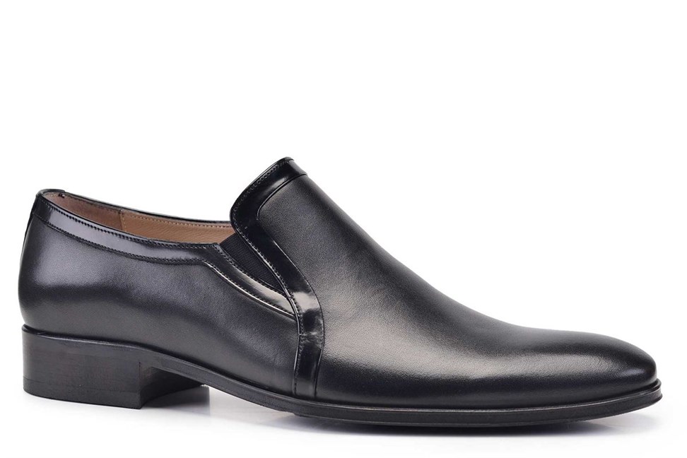 Siyah Günlük Neolit Erkek Loafer Ayakkabı