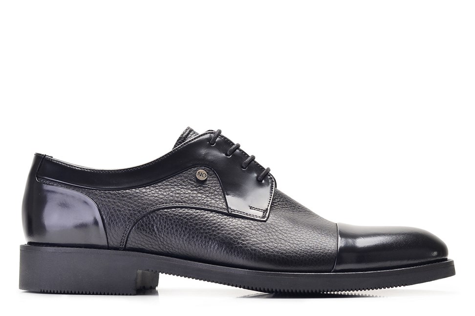 Siyah Klasik Bağcıklı Termo Erkek Ayakkabı -11958-