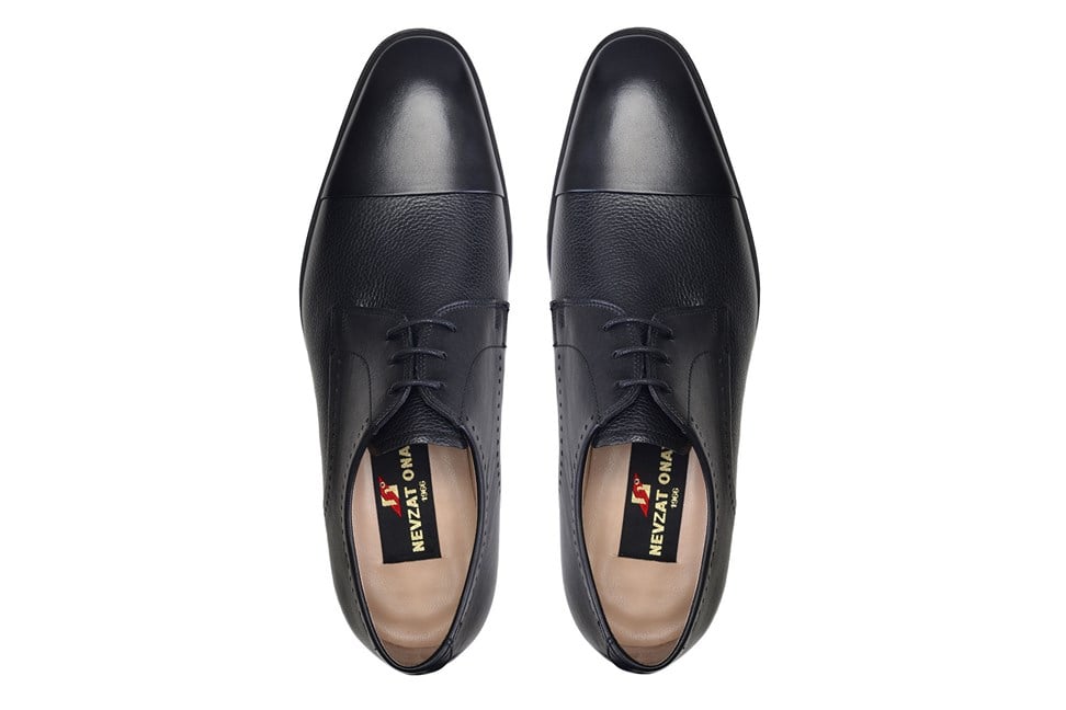 Siyah Klasik Bağcıklı Termo Erkek Ayakkabı -8120-