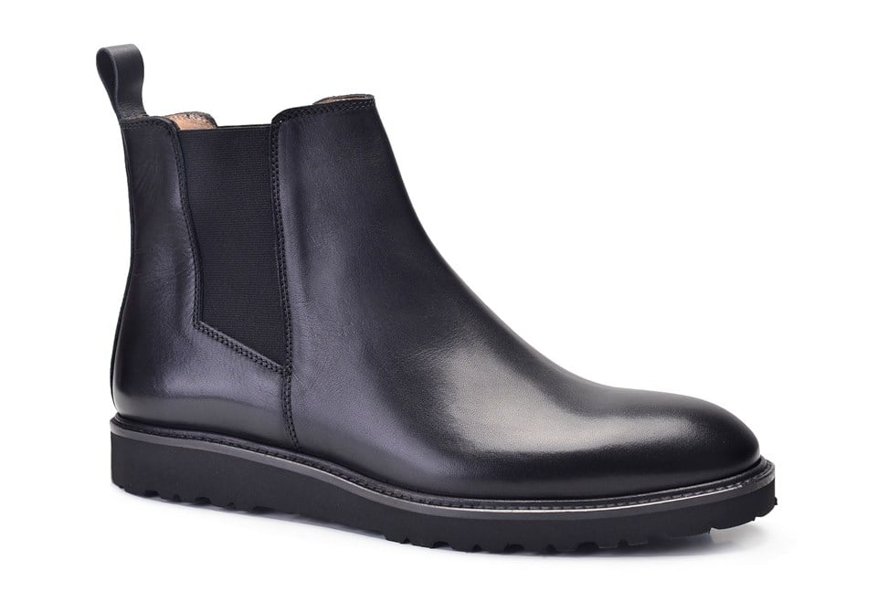 Siyah Klasik Chelsea Erkek Bot