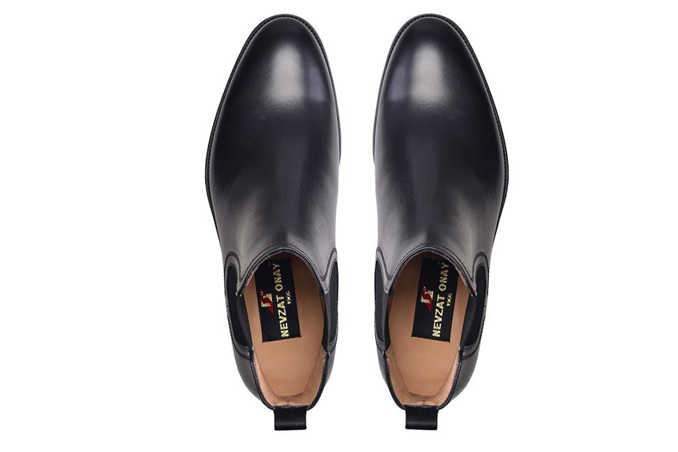 Siyah Klasik Chelsea Erkek Bot